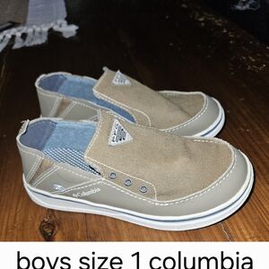Columbia Kids Slip-On Shoes - Brown and Gray